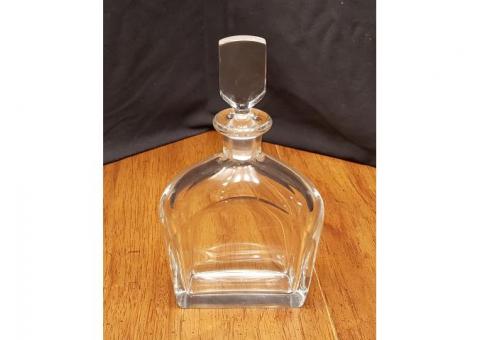 Signed Orrefors Crystal Decanter With Stopper