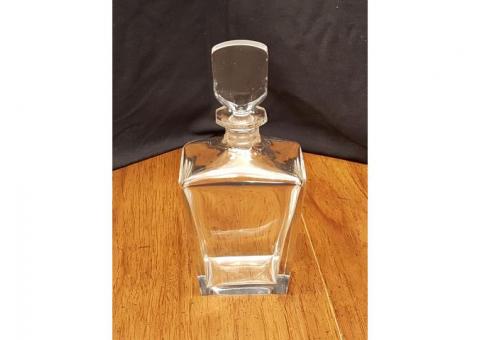 Signed Orrefors Crystal Decanter With Stopper 154-05