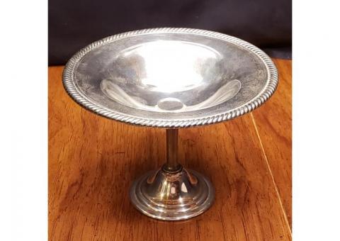 WM Rogers Silverplated Footed Compote Dish Stand 